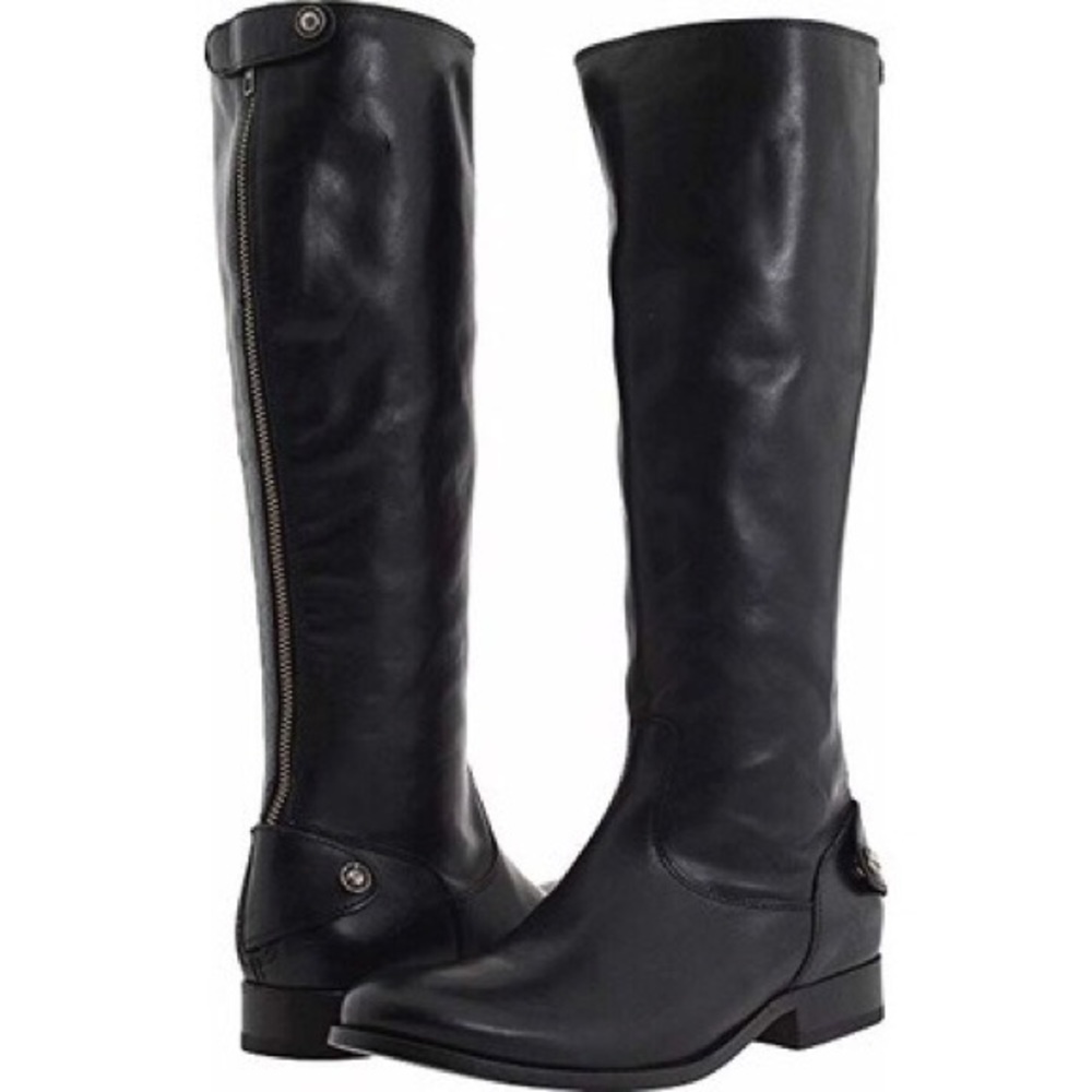 Frye Melissa Button Back Zip Boots